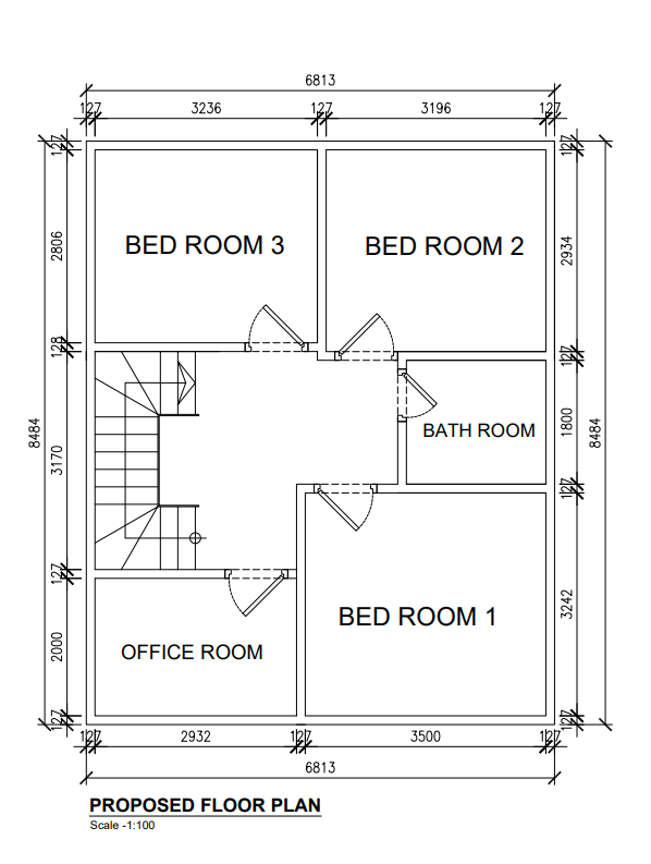 Proposed ground and first floor plans for a residential property in Cheltenham
